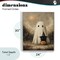 Stupell Industries Ghost with Black Kitten Framed Giclee, design by Arlington Prints